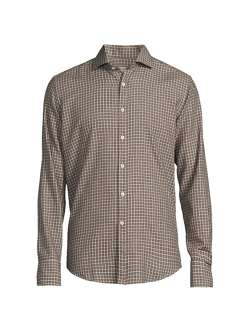 Check Button-Up Sport Shirt