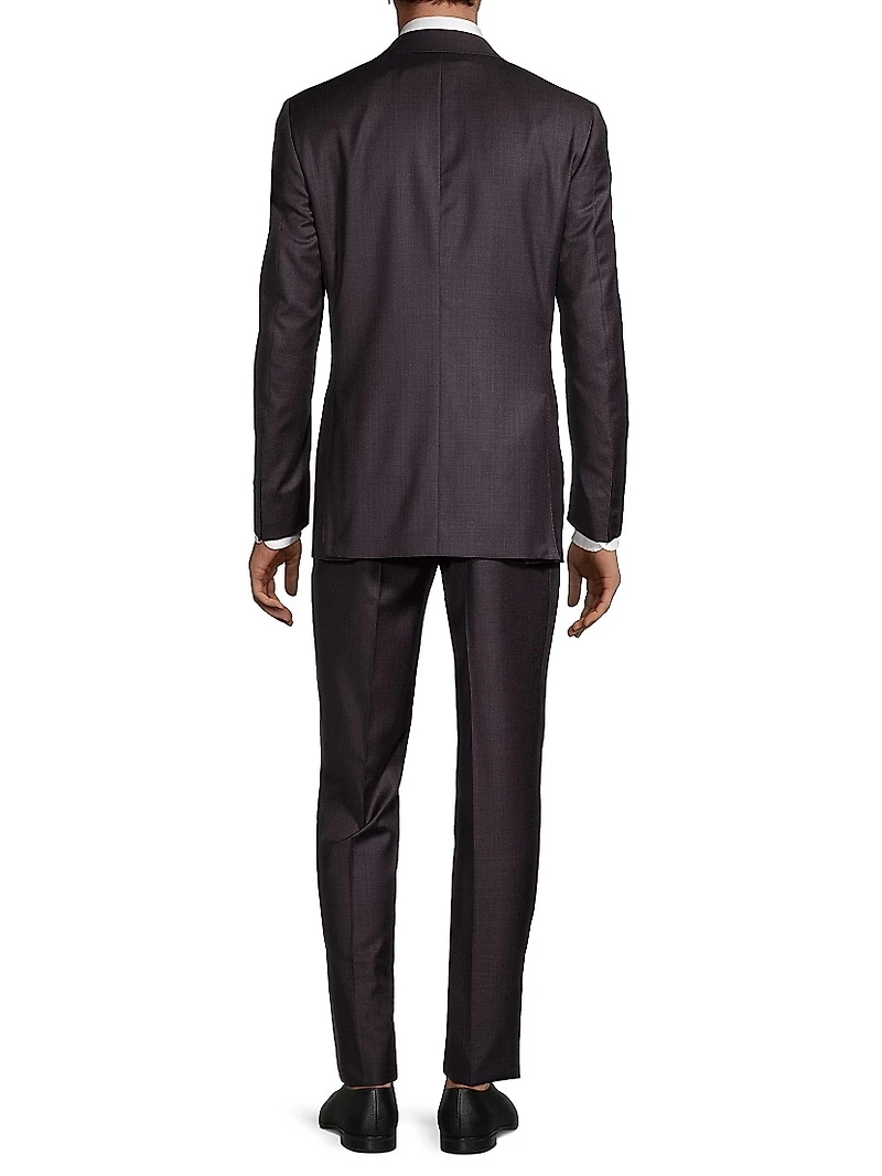 Milano Solid Modern-Fit Wool Suit