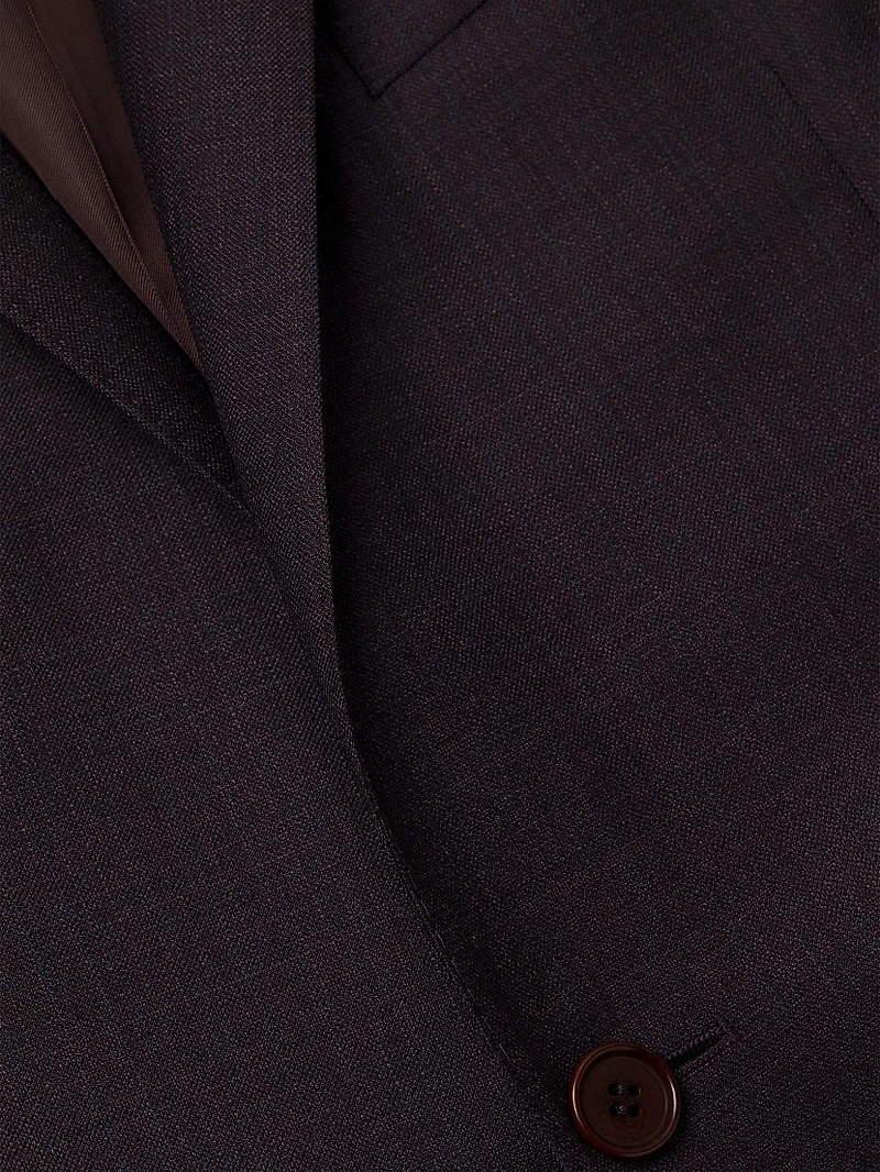 Milano Solid Modern-Fit Wool Suit