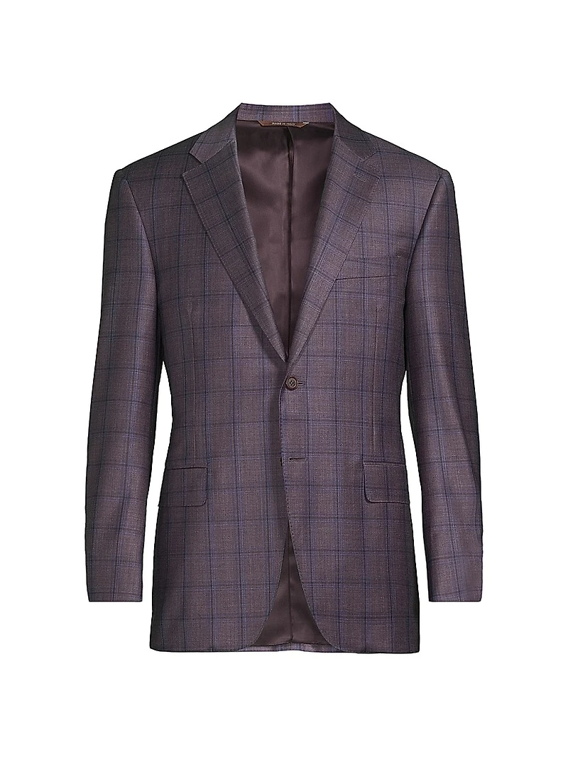 Siena Plaid Wool Sportcoat