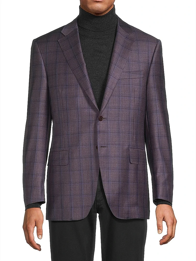 Siena Plaid Wool Sportcoat