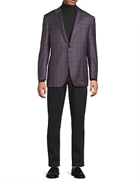 Siena Plaid Wool Sportcoat