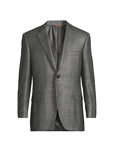 Sienna Silk-Cashmere Single-Breasted Sport Coat