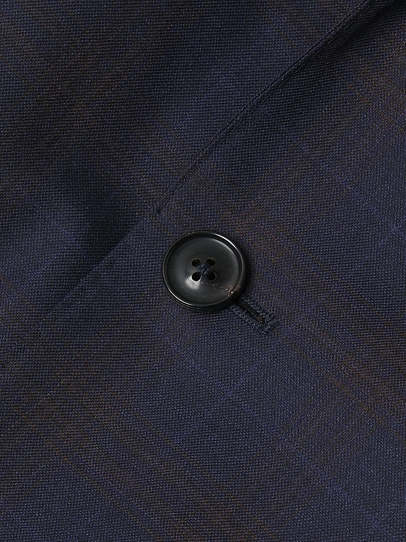 Milano Plaid Wool Single-Breasted Suit