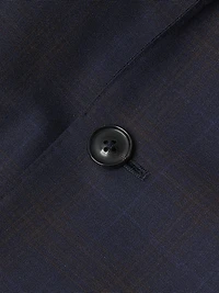 Milano Plaid Wool Single-Breasted Suit