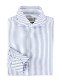 Striped Cotton Dress Shirt