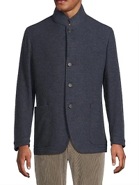 Nuvola Melange Wool-Cashmere Sport Coat