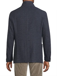 Nuvola Melange Wool-Cashmere Sport Coat