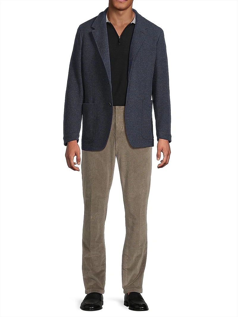 Nuvola Melange Wool-Cashmere Sport Coat