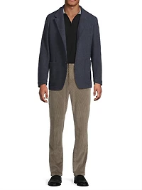 Nuvola Melange Wool-Cashmere Sport Coat