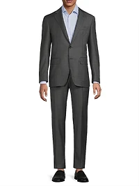 Kei Lined Solid Wool Suit