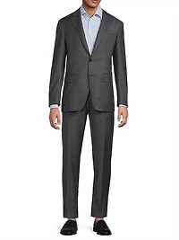 Kei Lined Solid Wool Suit