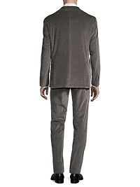 Corduroy Single-Breasted Suit
