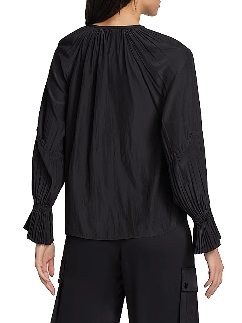 Jordie Tie-Front Blouse