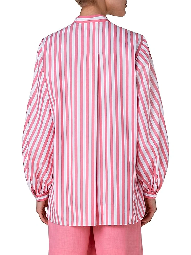 Striped Cotton Blouse