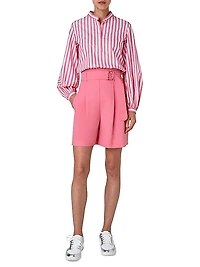 Striped Cotton Blouse