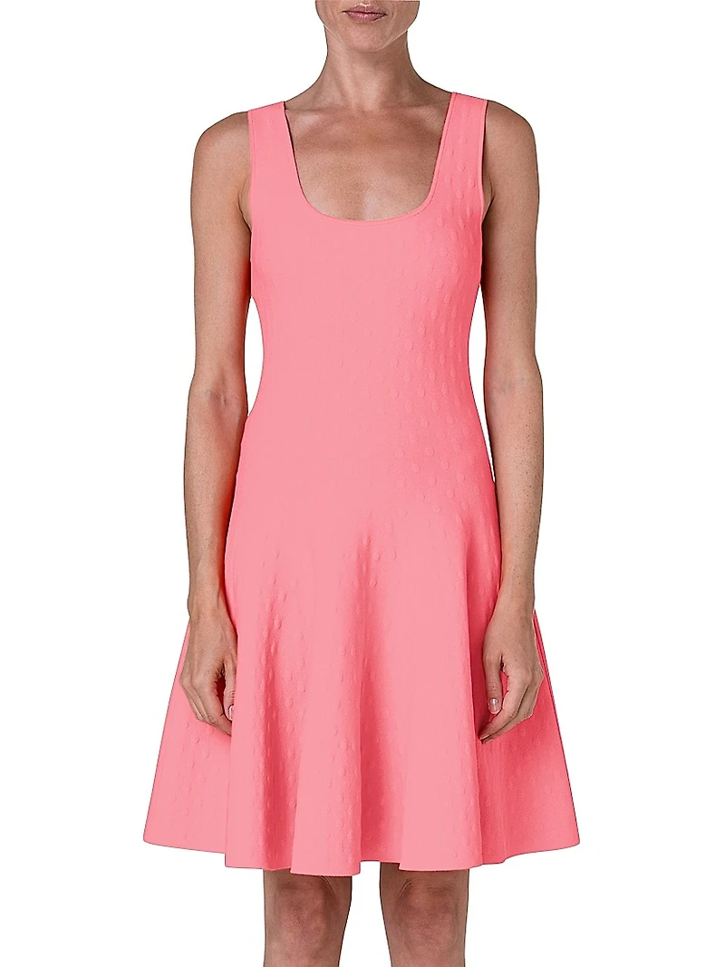 Knit Scoopneck Midi-Dress