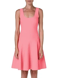 Knit Scoopneck Midi-Dress