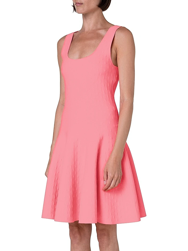 Knit Scoopneck Midi-Dress