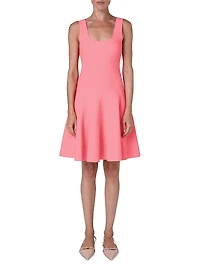 Knit Scoopneck Midi-Dress