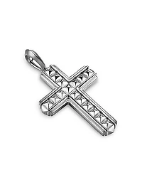 Pyramid Cross in Sterling Silver, 24mm