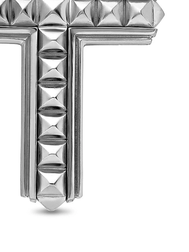 Pyramid Cross in Sterling Silver, 24mm