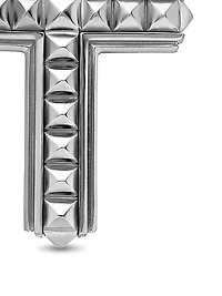 Pyramid Cross in Sterling Silver, 24mm