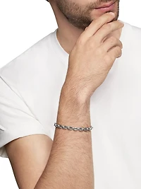 Streamline Link Bracelet Sterling Silver, 6.5mm