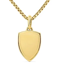 St. Michael Amulet in 18K Yellow Gold, 26mm