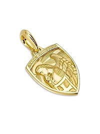 St. Michael Amulet in 18K Yellow Gold, 26mm
