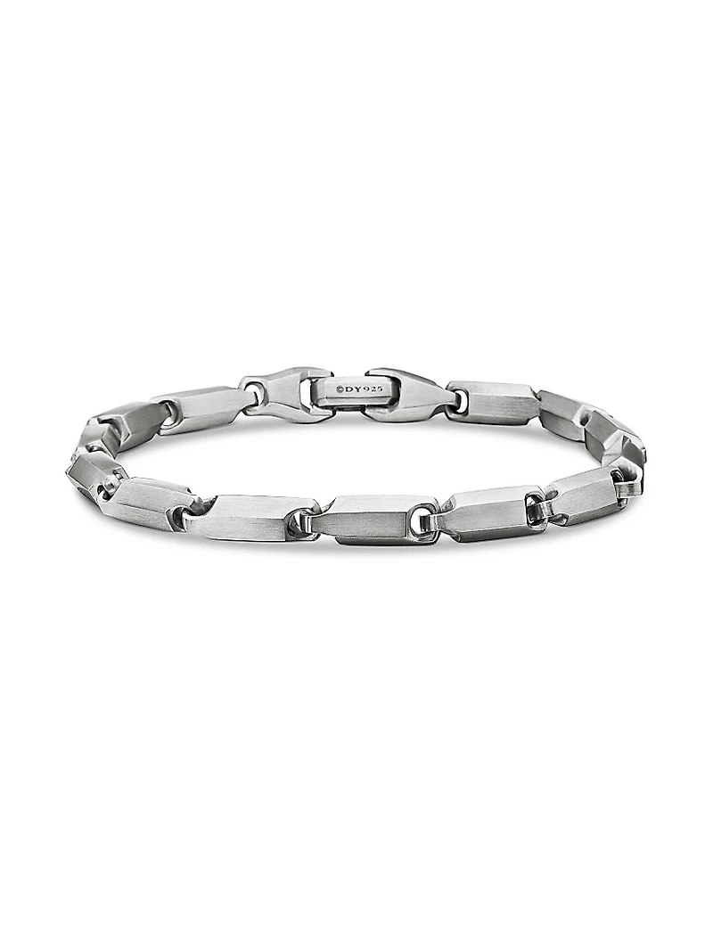 Streamline Link Bracelet in Sterling Silver, 6mm