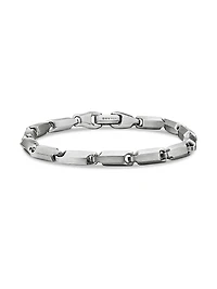 Streamline Link Bracelet in Sterling Silver, 6mm