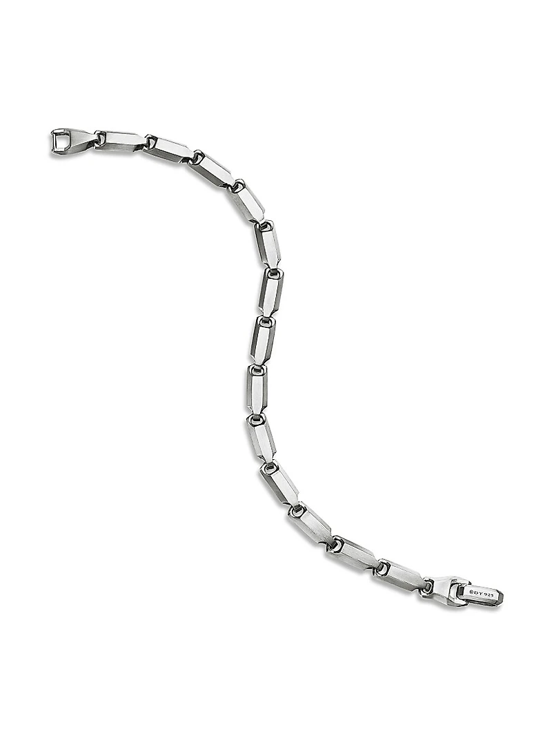 Streamline Link Bracelet in Sterling Silver, 6mm