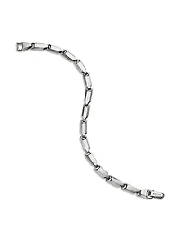 Streamline Link Bracelet in Sterling Silver, 6mm