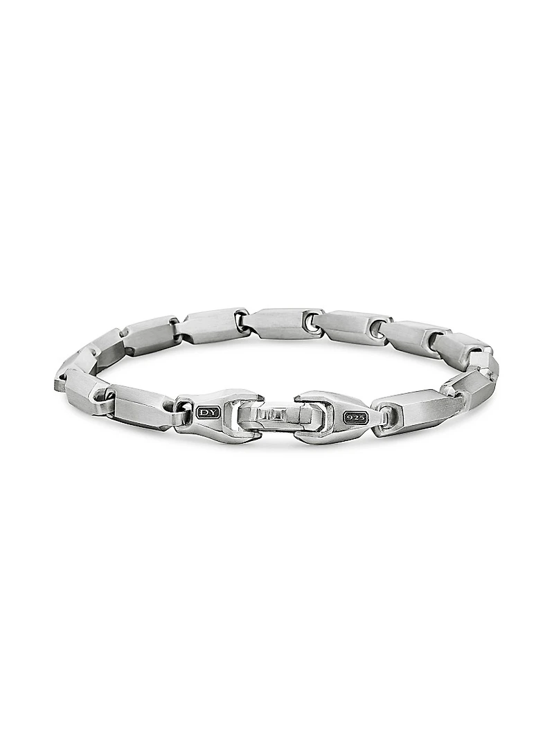 Streamline Link Bracelet in Sterling Silver, 6mm