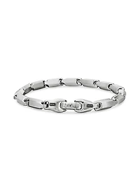 Streamline Link Bracelet in Sterling Silver, 6mm