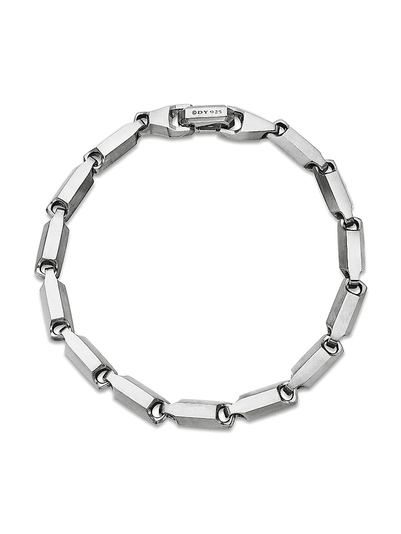 Streamline Link Bracelet in Sterling Silver, 6mm