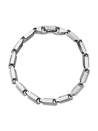 Streamline Link Bracelet in Sterling Silver, 6mm