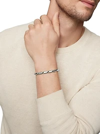 Streamline Link Bracelet in Sterling Silver, 6mm