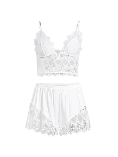 Allure Camisole & Boxer Pajama Set