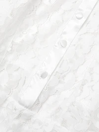 Magnolia Semi-Sheer Lace Teddy