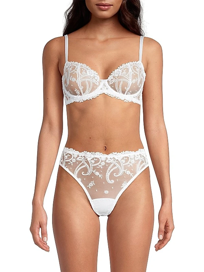 Sanika Sheer Underwire Balconette Bra