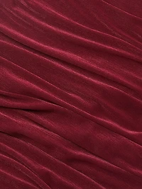 Sheer Jersey Long-Sleeve Minidress