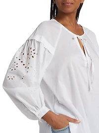 Dari Cotton Eyelet Blouse