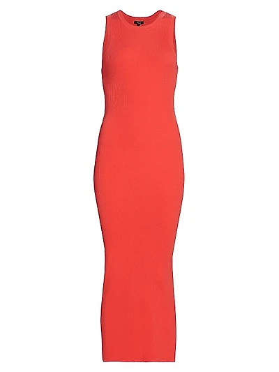 Syd Rib-Knit Midi-Dress
