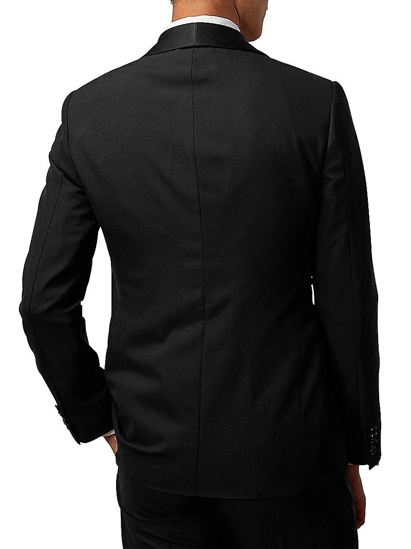 Gregory Barathea Wool Shawl-Lapel Tuxedo