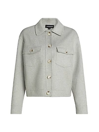 Christine Cropped Wool-Blend Jacket