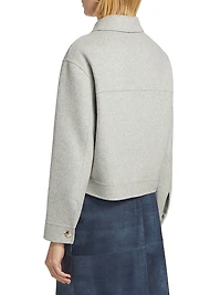 Christine Cropped Wool-Blend Jacket