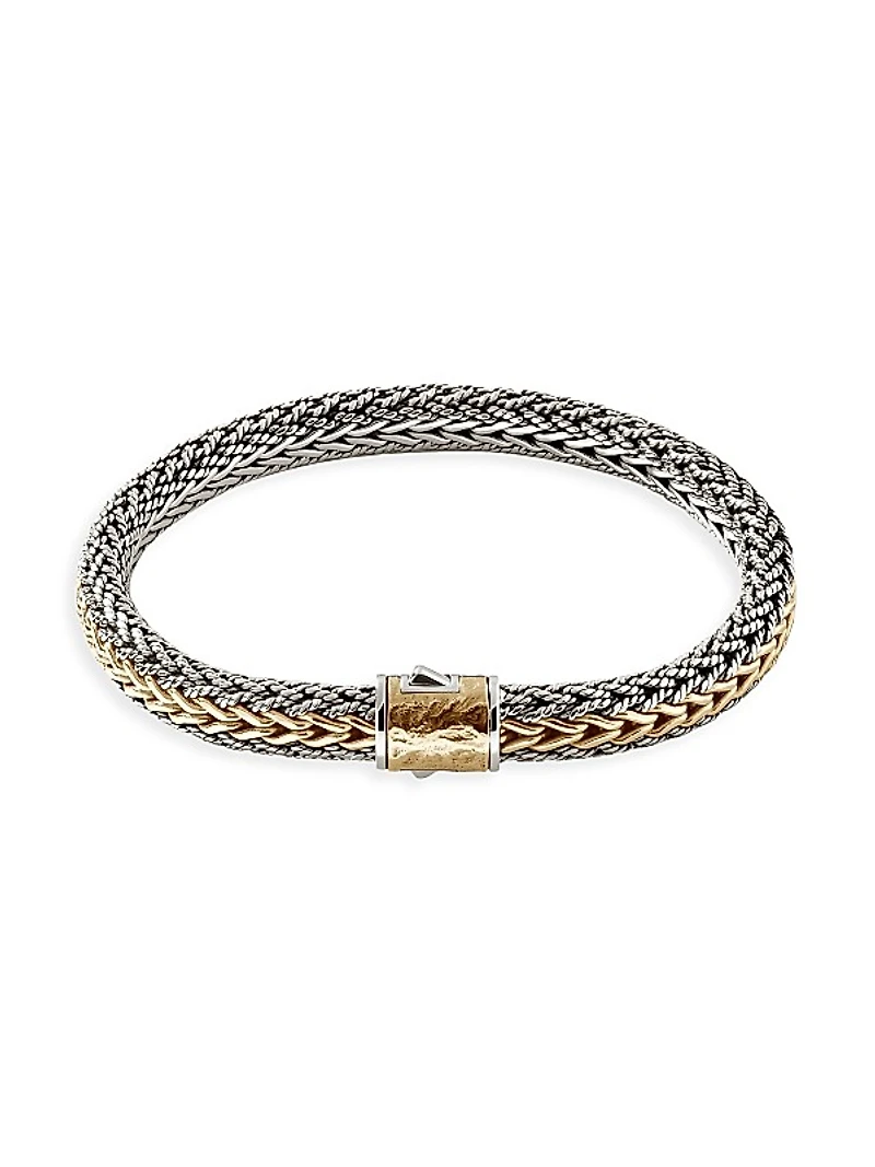 Two-Tone Reversible Chain Bracelet