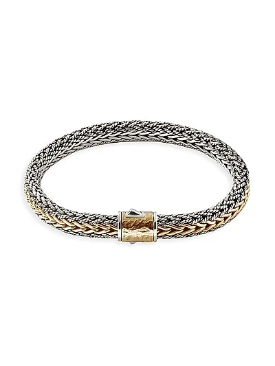 Two-Tone Reversible Chain Bracelet